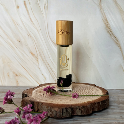 krystal infuseret protect roller med æteriske olier