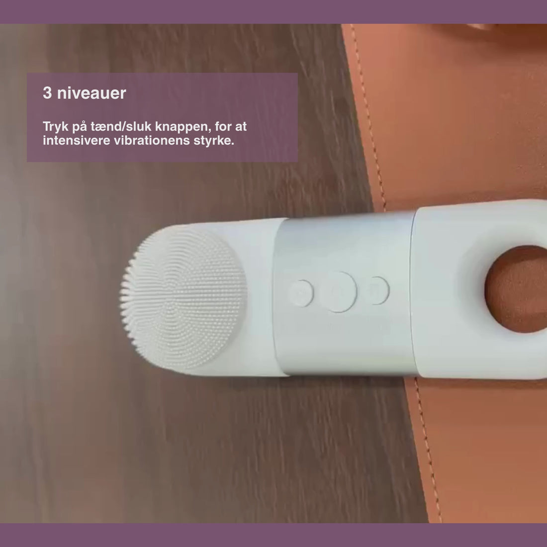 Video af de 3 vibrationsniveauer på Vital Cleanser