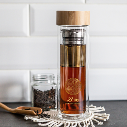 infusions te flaske i dobbelt termoglas